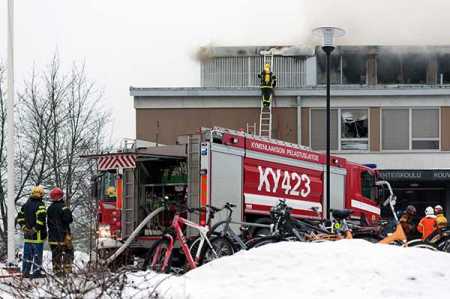 Fire forces sine die closure of Kouvola school