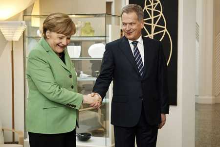 Finland, Germany stress boosting European security
