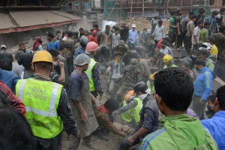 Int’l Rescue Teams arrive Nepal to carry out humanitarian mission