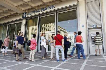 Bank closure shakes Greek economy