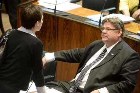 Perussuomalainen lawmaker, Timo Soini. Photo Lehtikuva