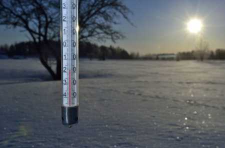 Lapland marks minus at night after daytime scorching heat