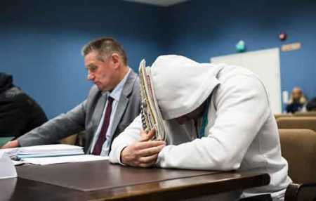 One of the suspects of the New Year's Eve killing took place in Joensuu in North Karelia court in Joensuu on May 20, 2013. Photo Str / Lehtikuva