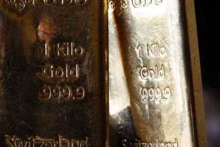 File Picture of Gold ingots.Photo Lehtikuva