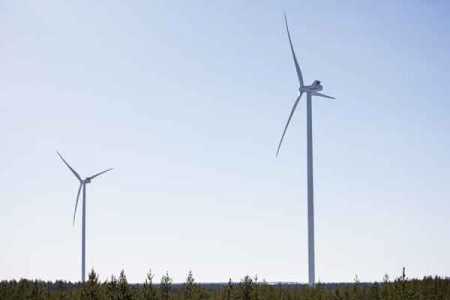 File picture of wind power plants. Photo - STR-Lehtikuva.