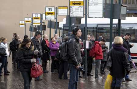 City commuters suffer as strike snaps rail services