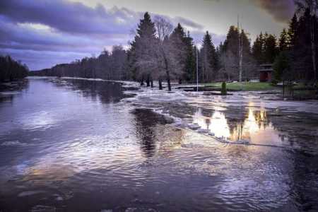 Flood inundates vast areas in Ostrobothnia