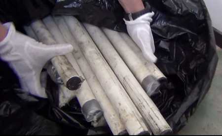 Police handout image of the smuggled narcotics disclosed in Helsinki on Wednesday. Photo – Lehtikuva.