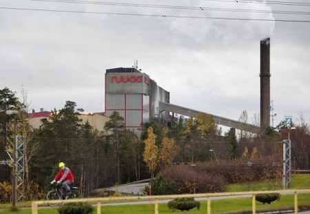File picture of Rautaruukki Engeneering and Metal Company in Raahe. Photo Lehtikuva.