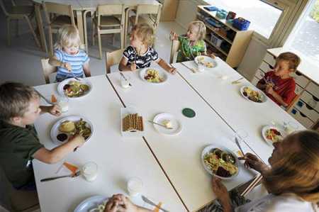 Children at a Day-care center in Espoo. Photo – Lehtikuva.