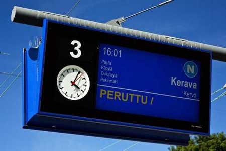 Rail communications disrupted in Helsinki