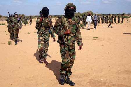 File picture of Somali Al-Shebab fighters. Photo – Lehtikuva.