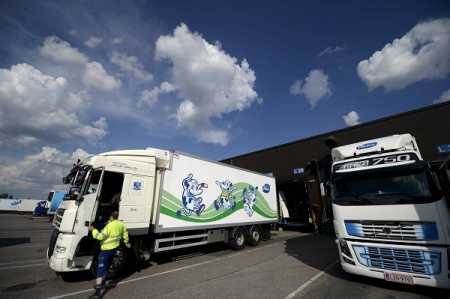 File picture of Valio's logistics center in Riihimäki , which stopped production in early August this year following sanctions imposed by Russia. Photo Lehtikuva.