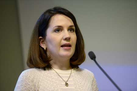 Environment minister Sanni Grahn-Laasonen at a press conference in Helsinki on Thursday suggested extension of the waste water Regulation. Photo – Lehtikuva.