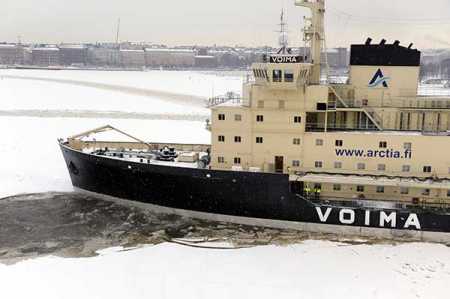 Arctia Shipping's icebreaker Voima. File Photo – Lehtikuva.