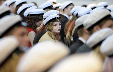 New graduates given white cap