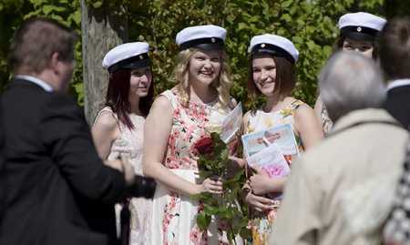 New graduates given white cap