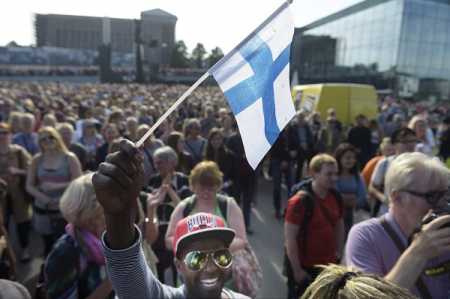 Thousands join anti-racism demonstration in Helsinki