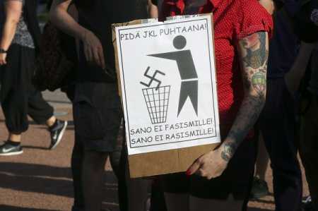 Protest against racism in Helsinki. File Photo Lehtikuva.