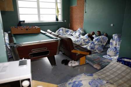 Refugees at a asylum reception centre. File Photo Lehtikuva.