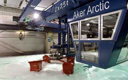 Aker Arctic laboratory in Helsinki. Photo – Lehtikuva.