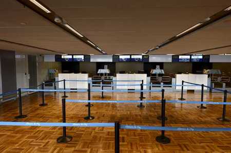 File picture of now defunct Air Finland airlines check-in at Helsinki-Vantaa airport on Tuesday 26 June 2012.Photo – Lehtikuva.