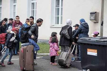 Asylum seekers arrive to refugee reception center in the northern town of Tornio, Finland on September 25, 2015. File Photo – Str / Lehtikuva.