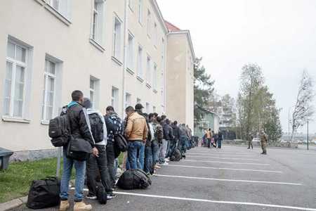 Asylum seekers arrive to refugee reception center in the northern town of Tornio, Finland on September 25, 2015. File Photo – Str / Lehtikuva.