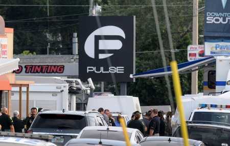 Orlando police officers seen outside of Pulse nightclub after a fatal shooting and hostage situation on June 12, 2016 in Orlando, Florida. File Photo AFP-Lehtikuva.
